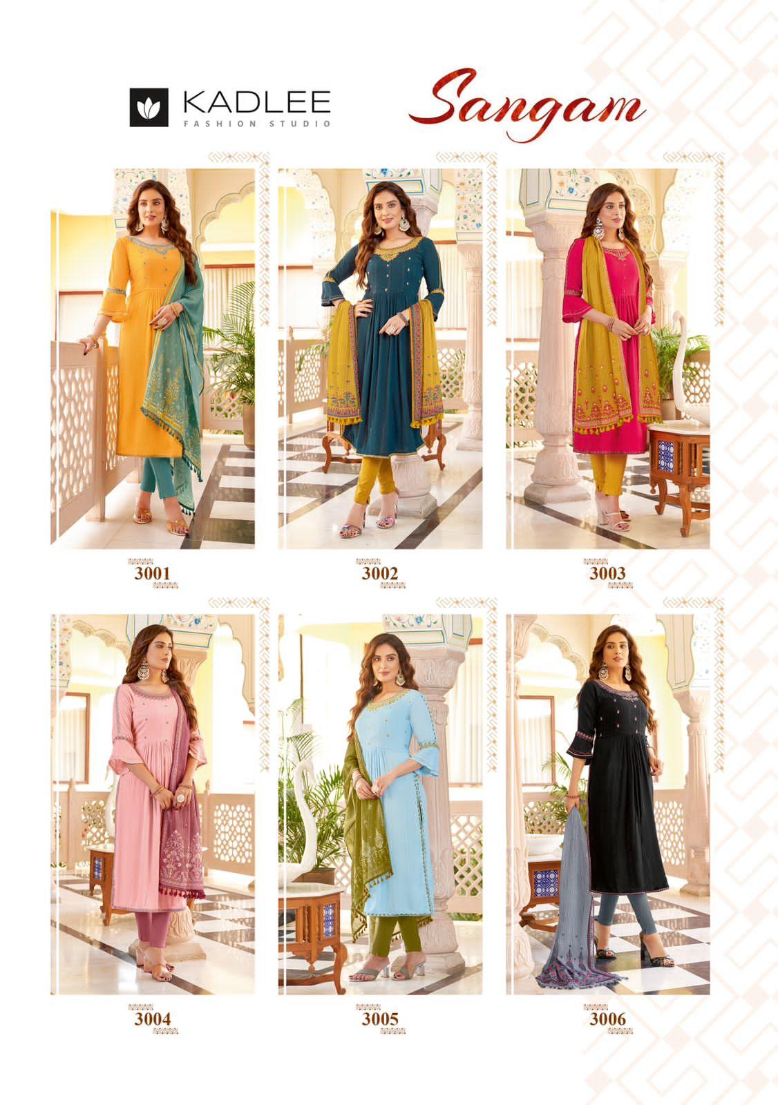 Kadlee Sangam Rayon Weaving Kurti (1095x06)