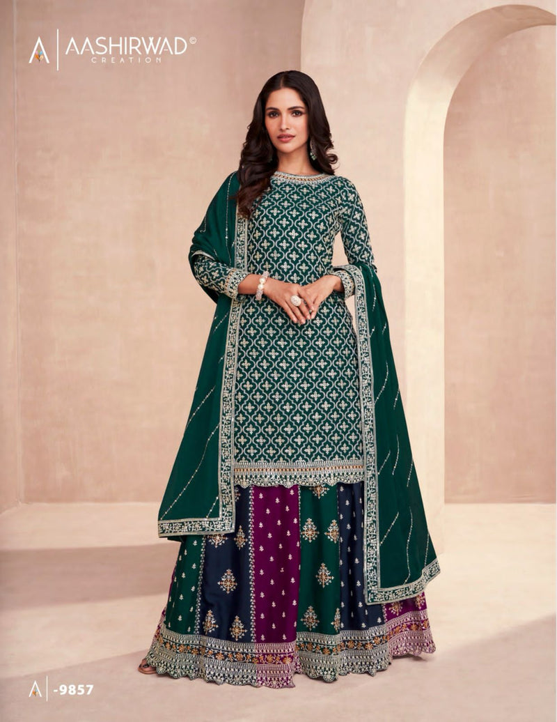 Aashirwad Gulkand Colors Premium silk Salwar Kameez Collection (2400x03)