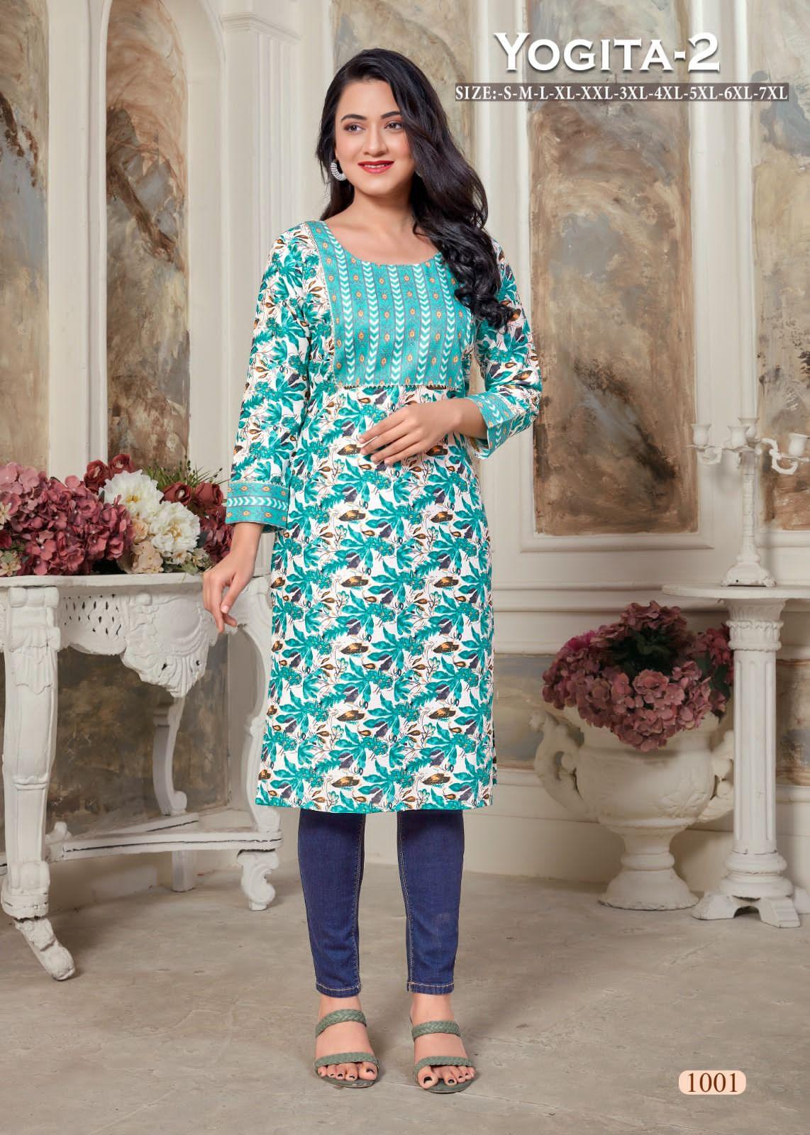 Yogita Vol-2 Casual Wear &amp; Ethnic Wear Heavy Rayon Kurtis (330x04)
