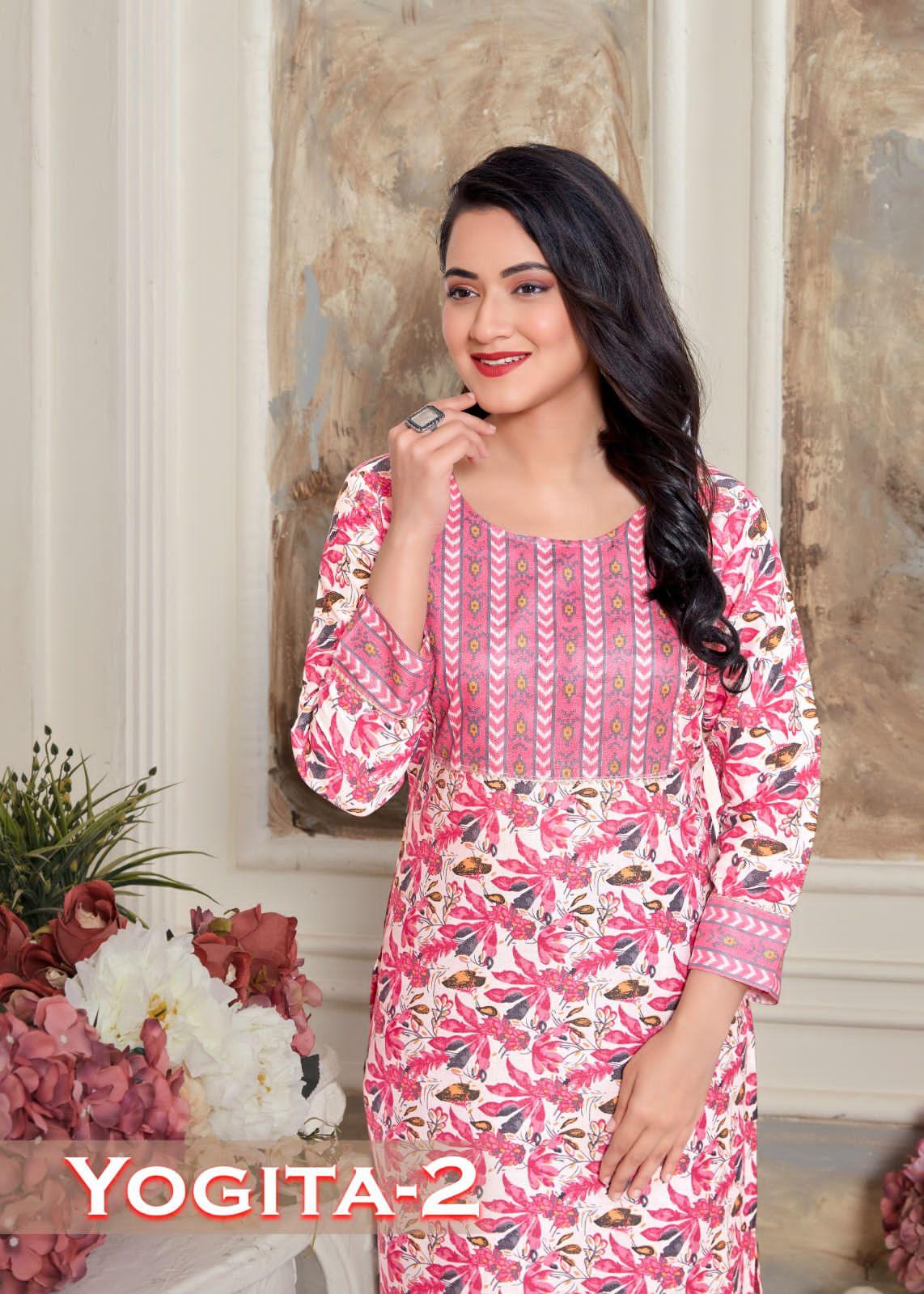 Yogita Vol-2 Casual Wear &amp; Ethnic Wear Heavy Rayon Kurtis (330x04)