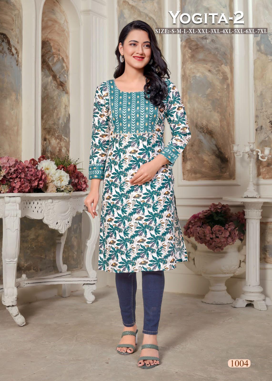 Yogita Vol-2 Casual Wear &amp; Ethnic Wear Heavy Rayon Kurtis (330x04)