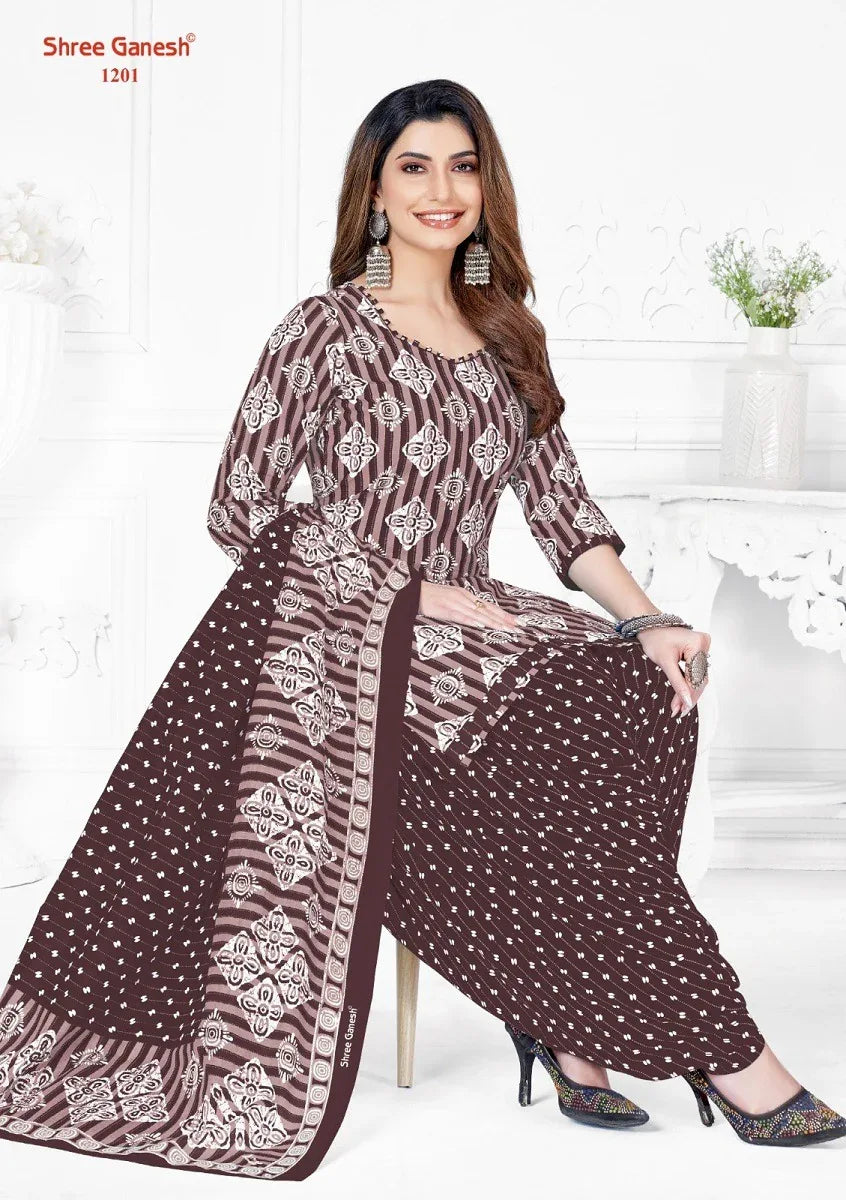 Shree Ganesh Batik Vol 2 Dress Material (545x15)