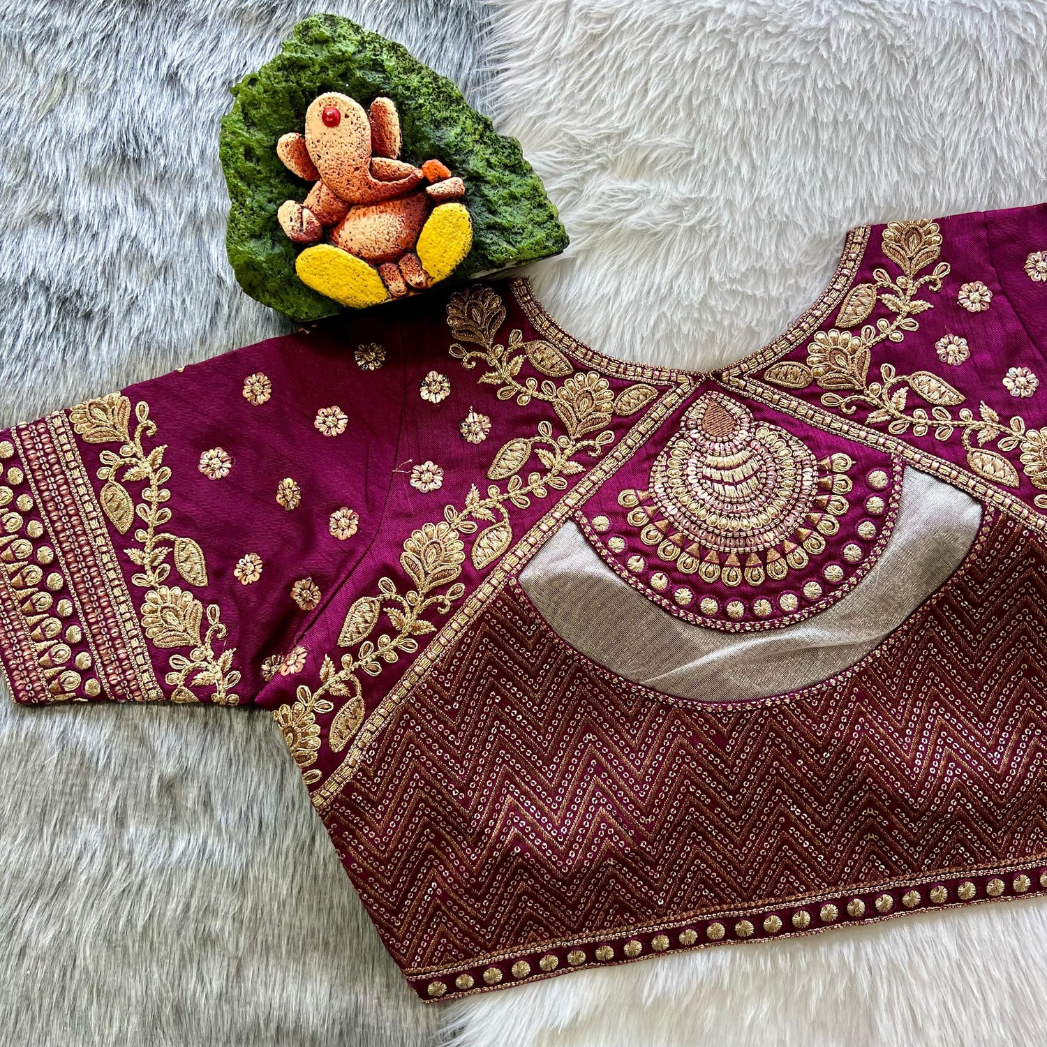 Sabyasachi Style Heavy Wedding Blouse