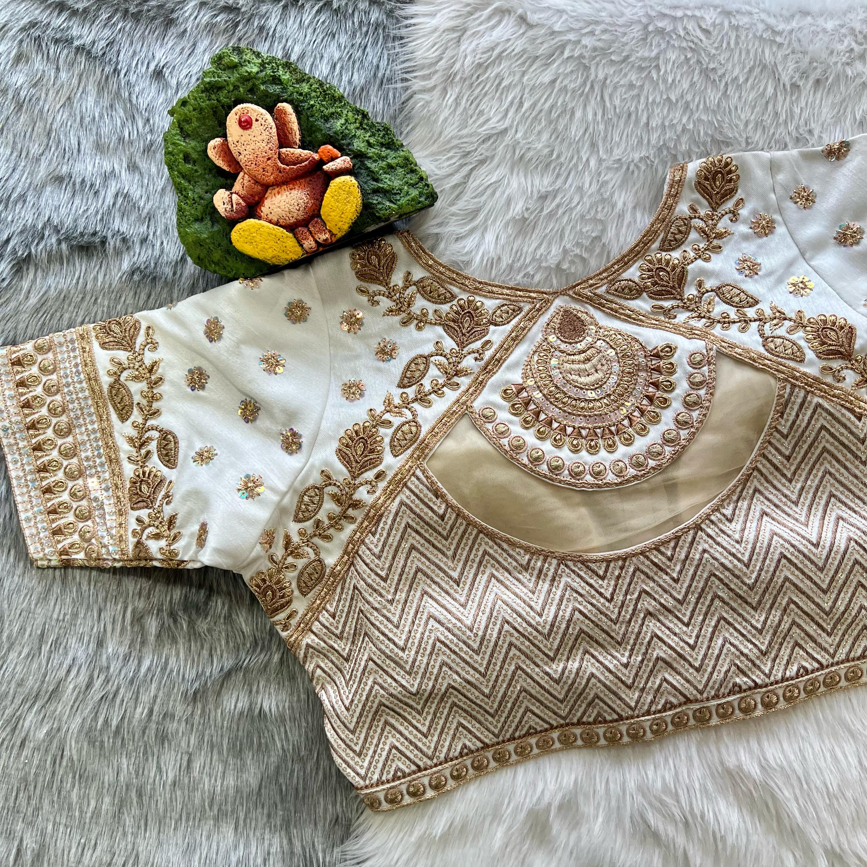 Sabyasachi Style Heavy Wedding Blouse