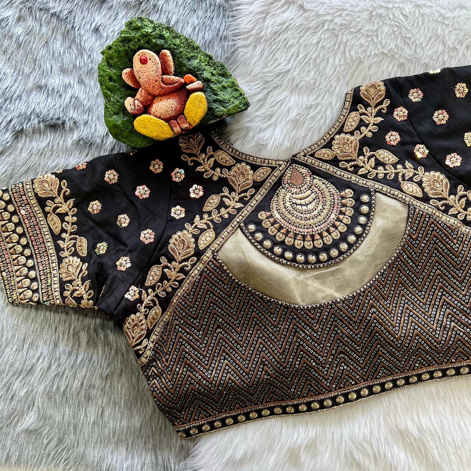 Sabyasachi Style Heavy Wedding Blouse