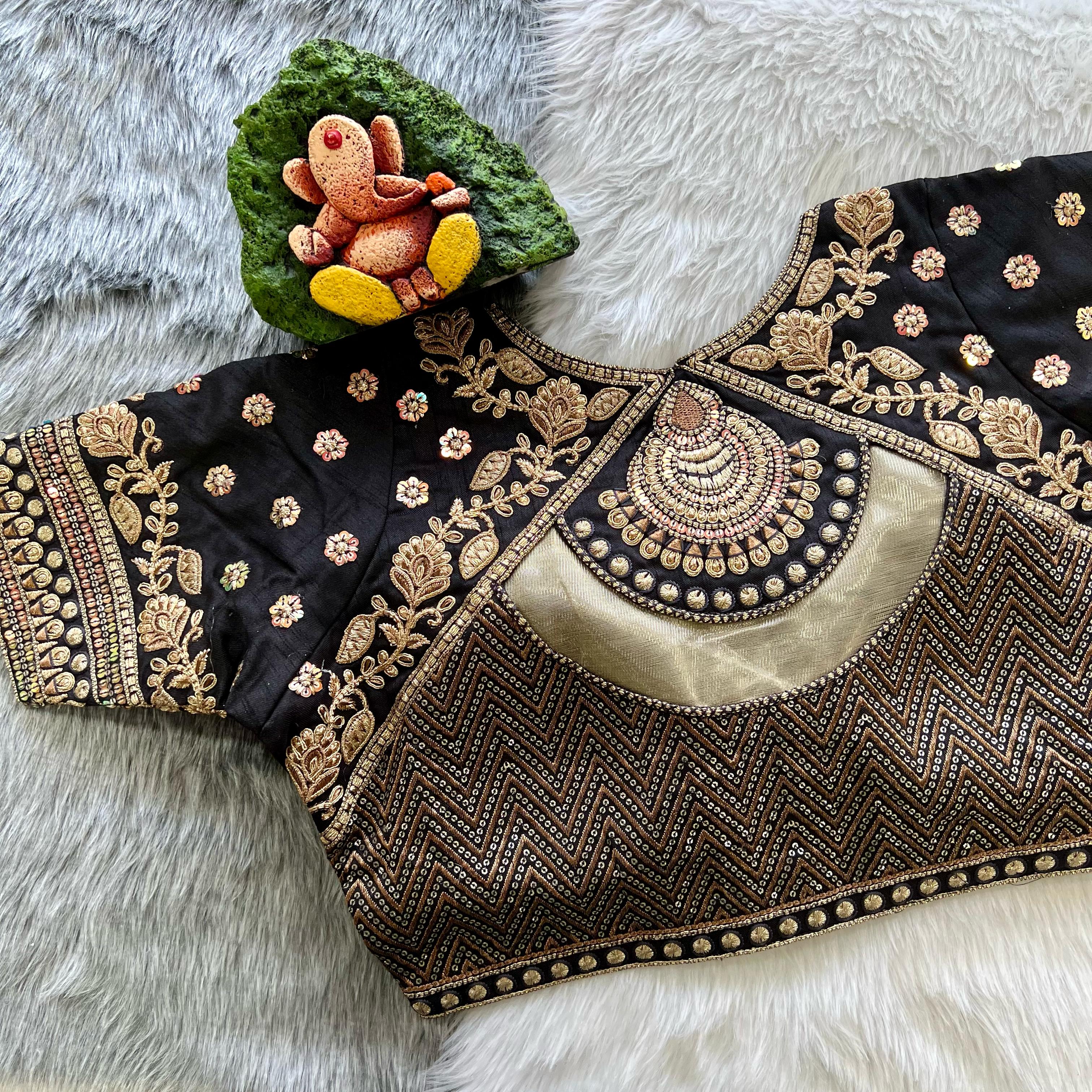 Sabyasachi Style Heavy Wedding Blouse