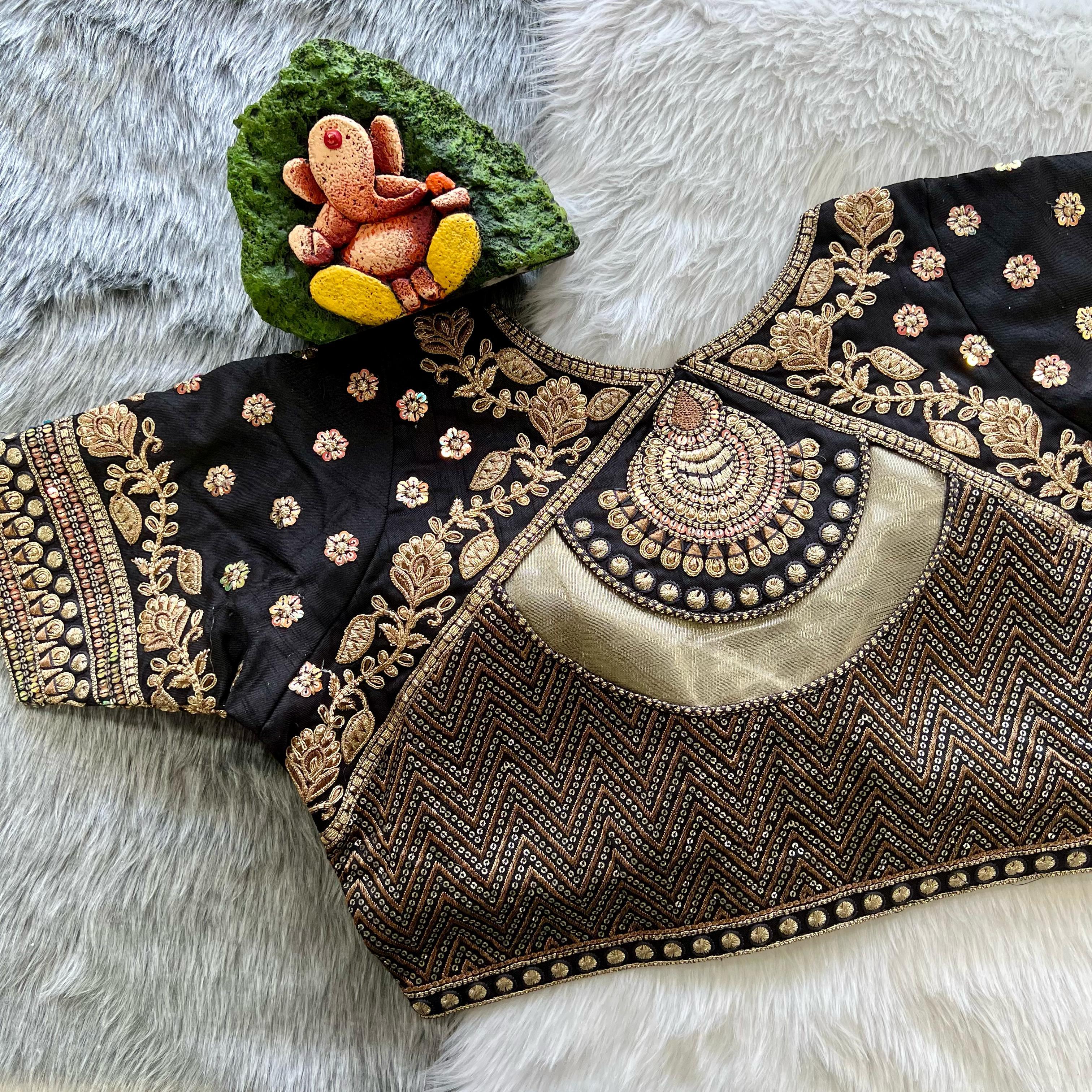 Sabyasachi Style Heavy Wedding Blouse