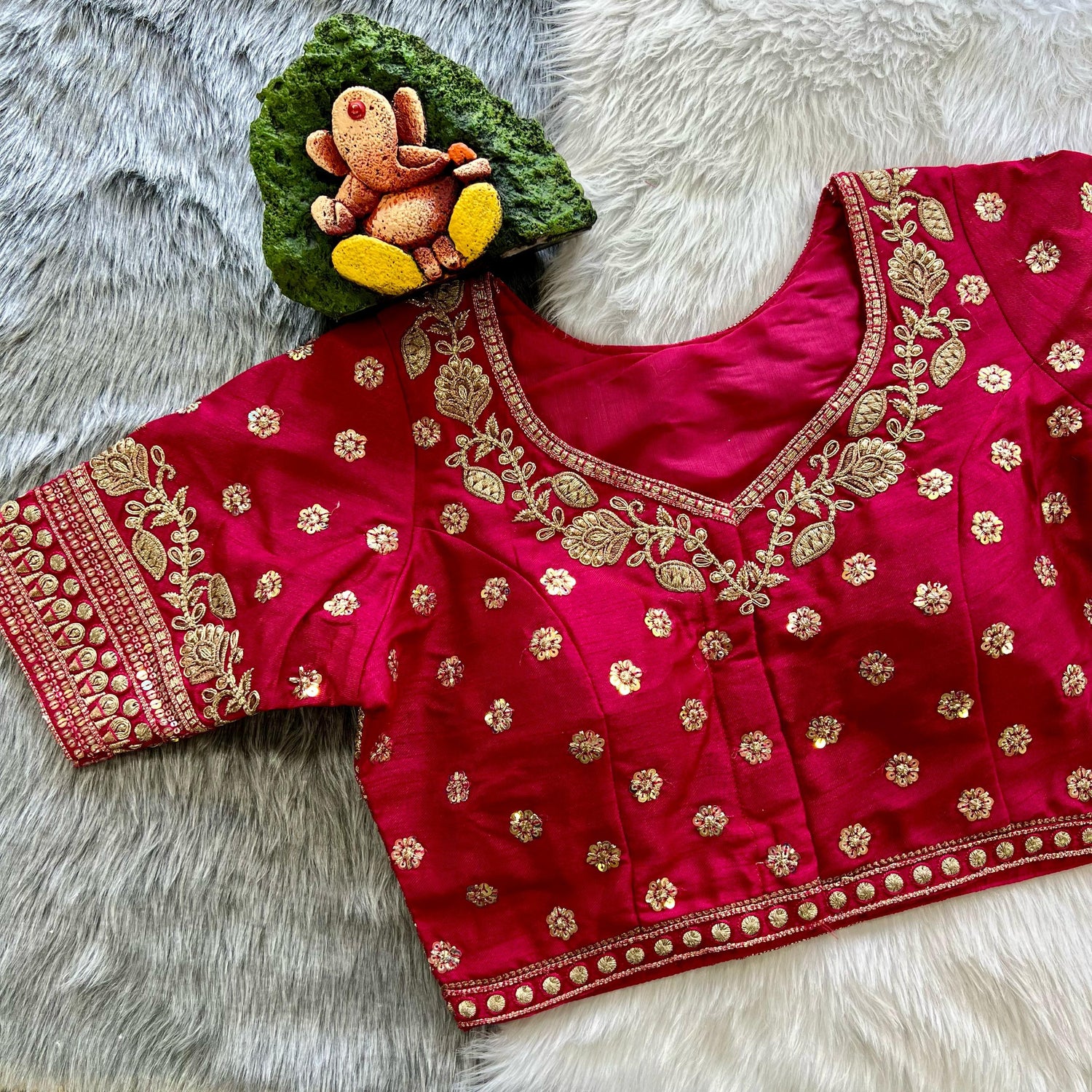 Sabyasachi Style Heavy Wedding Blouse