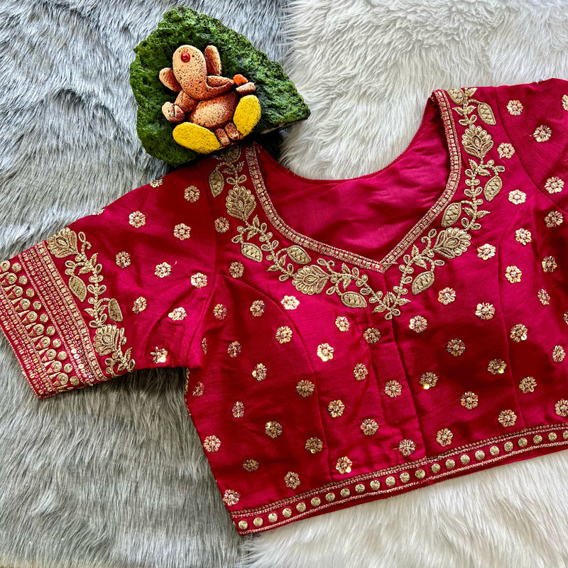 Sabyasachi Style Heavy Wedding Blouse