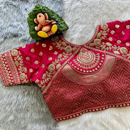 Sabyasachi Style Heavy Wedding Blouse