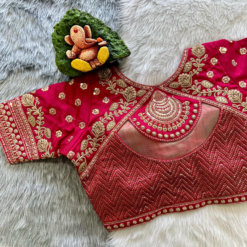 Sabyasachi Style Heavy Wedding Blouse