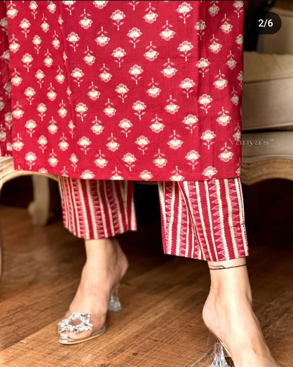 Beautiful Designer Winter Cotton Kurti Pant Set