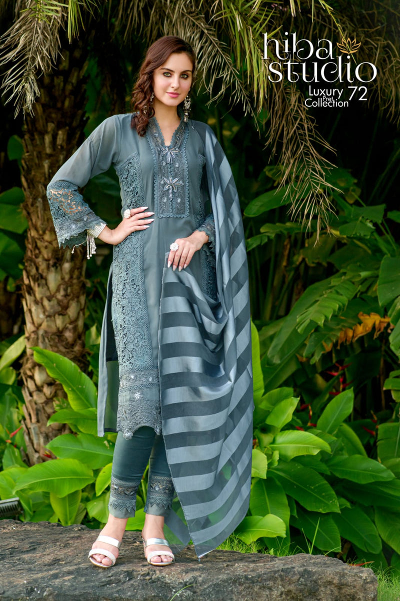 Hiba Studio LPC Vol 72 Fancy Pakistani Readymade Suit (1999x3)