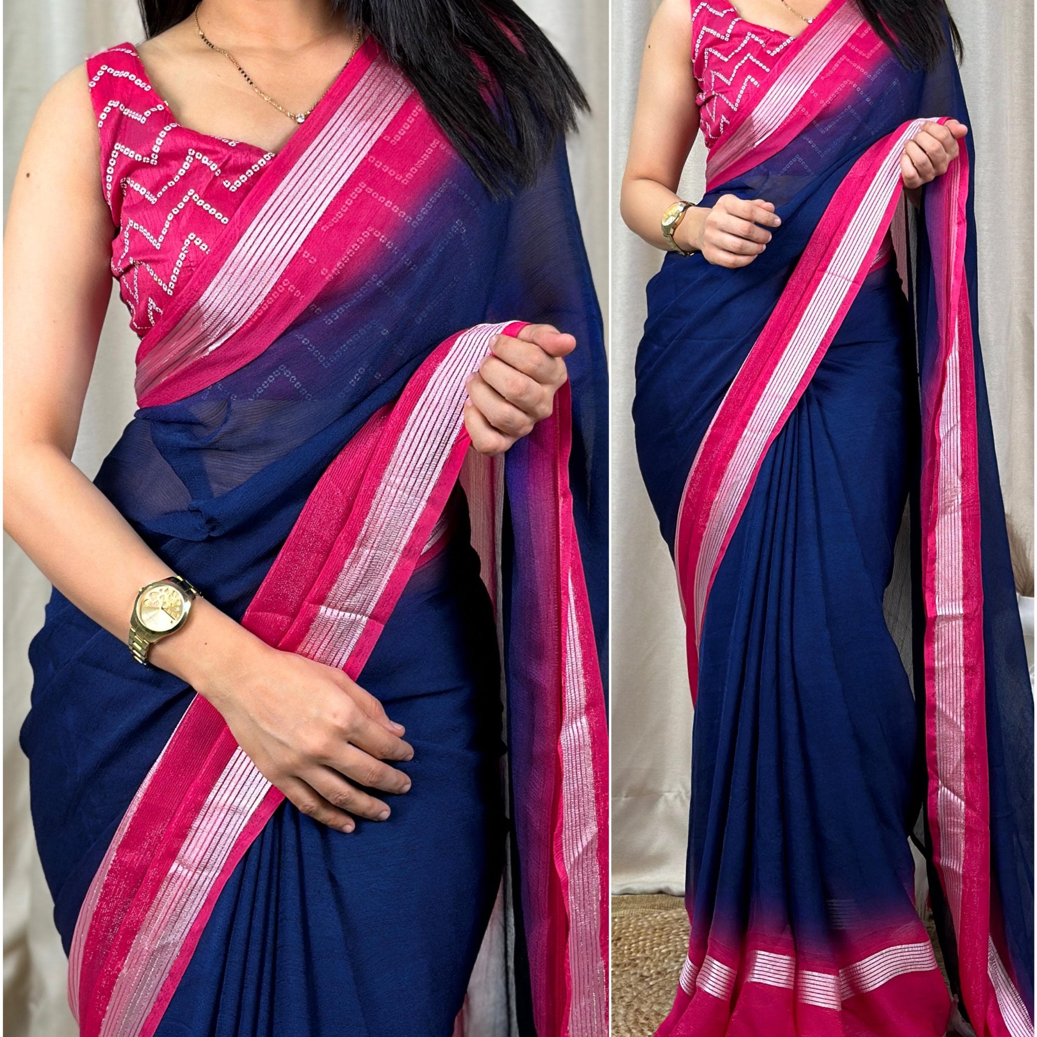 Beautiful Designer Mysha Chiffon Saree