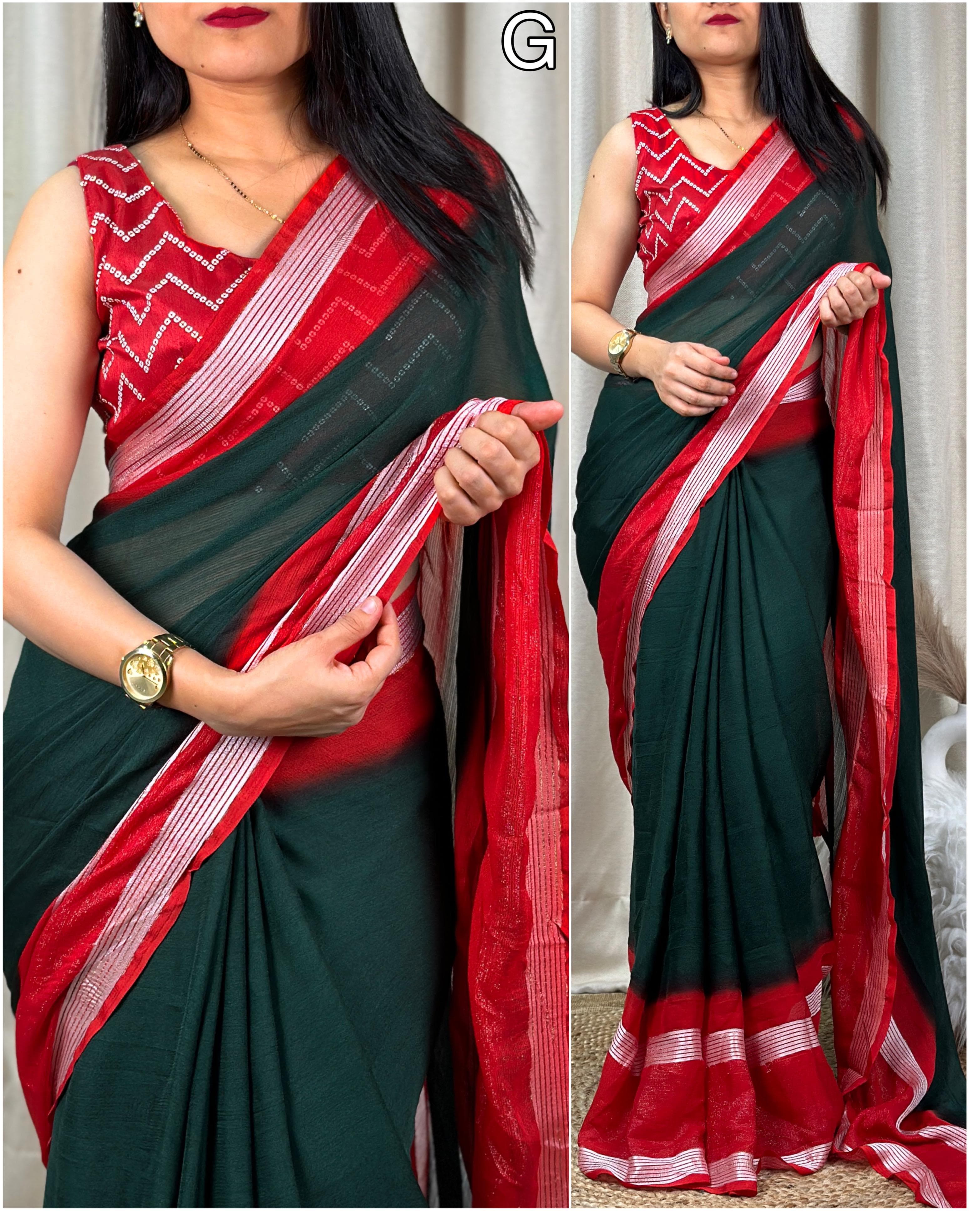 Beautiful Designer Mysha Chiffon Saree