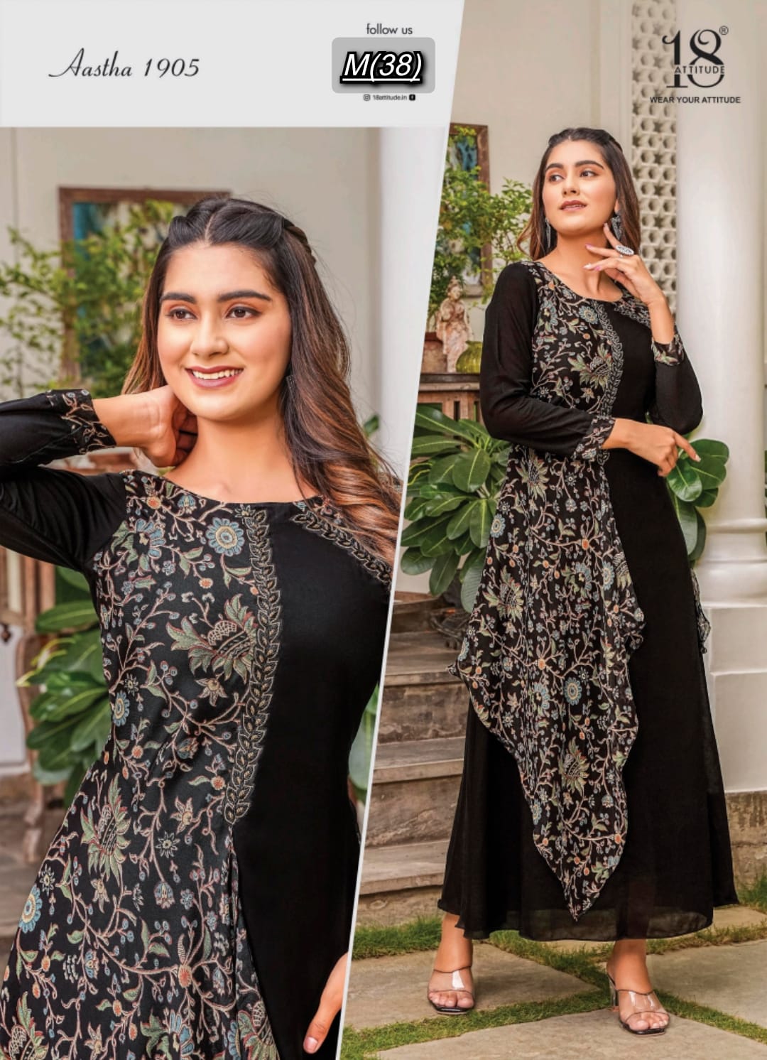 18 Attitude Aastha Vol 19 Deasigner Party Wear Gowns