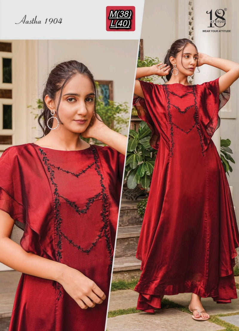 18 Attitude Aastha Vol 19 Deasigner Party Wear Gowns