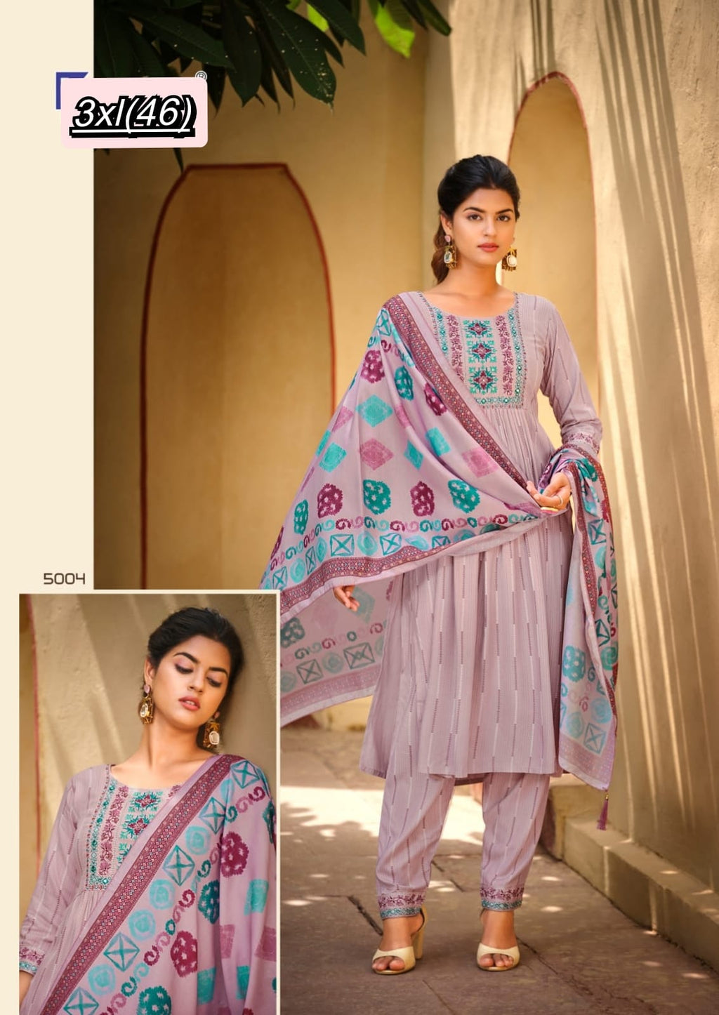 Karissa Gulmohar Vol Liva Rayon Kurti Set