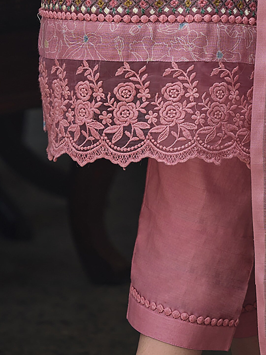 Beautiful Designer Heavy Reyon Kurti Pent with dupatta