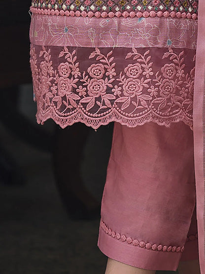 Beautiful Designer Heavy Reyon Kurti Pent with dupatta