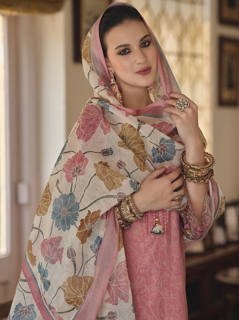 Beautiful Designer Heavy Reyon Kurti Pent with dupatta