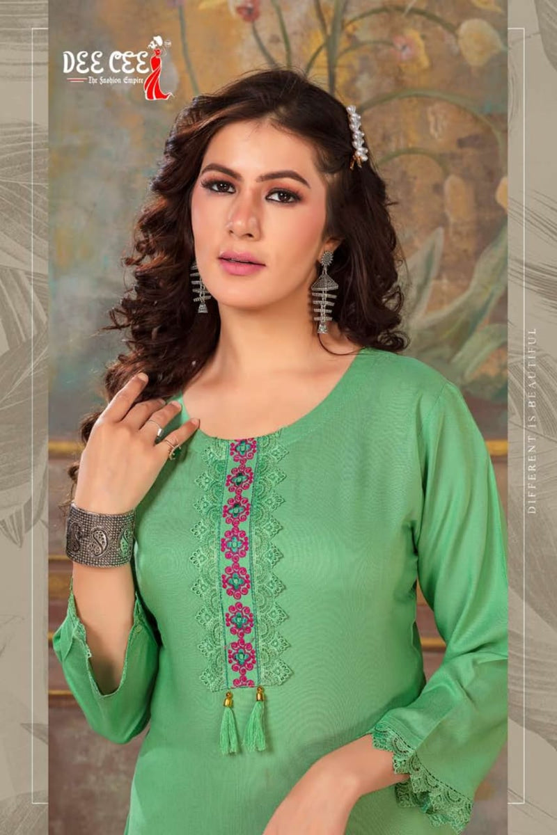 Prema Deecee 1001-1006 Series Latest Designer Kurti Set (325x06).
