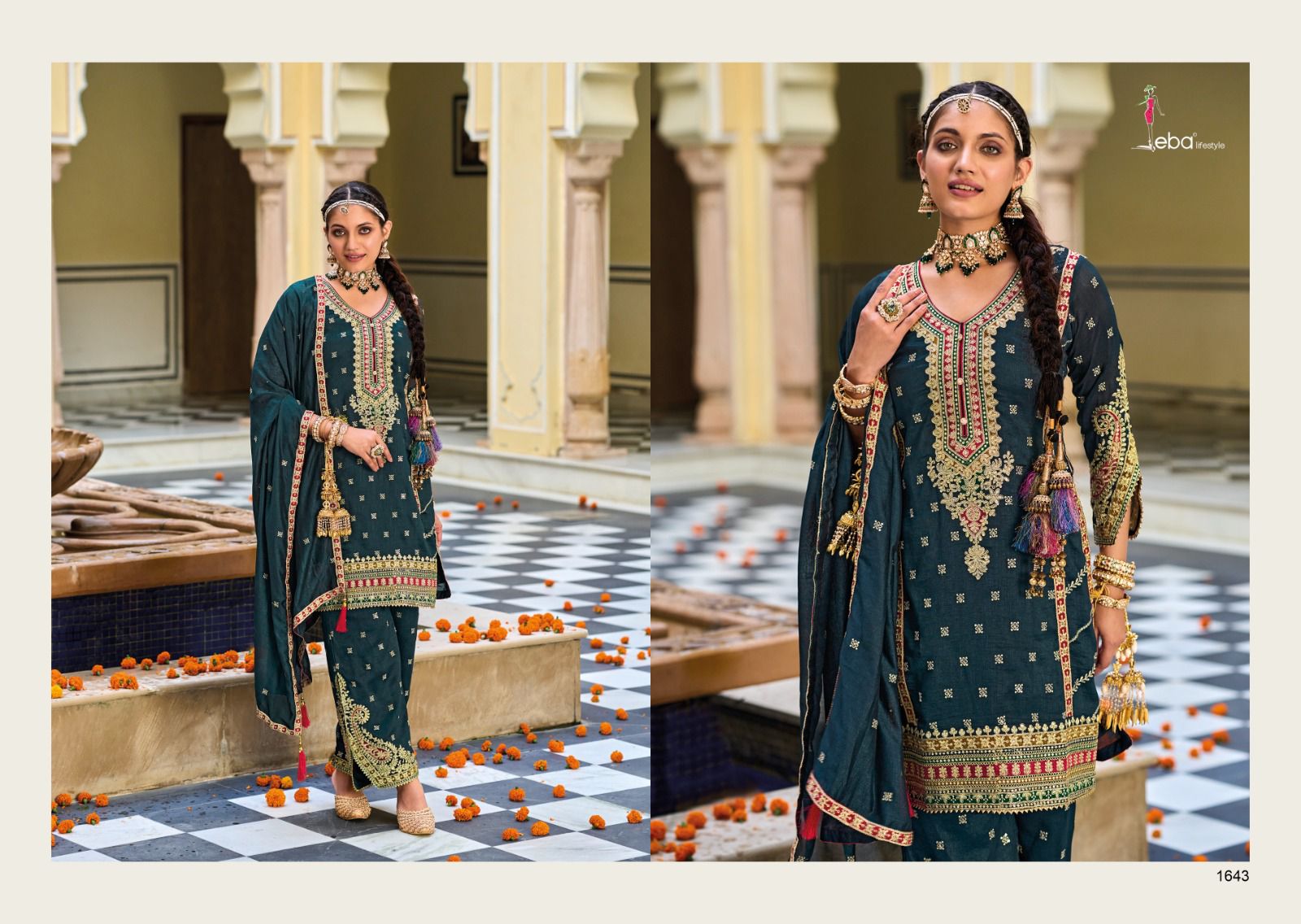 Eba Vaani Festive Wear Embroidery Ready Made Collection (2299X03)