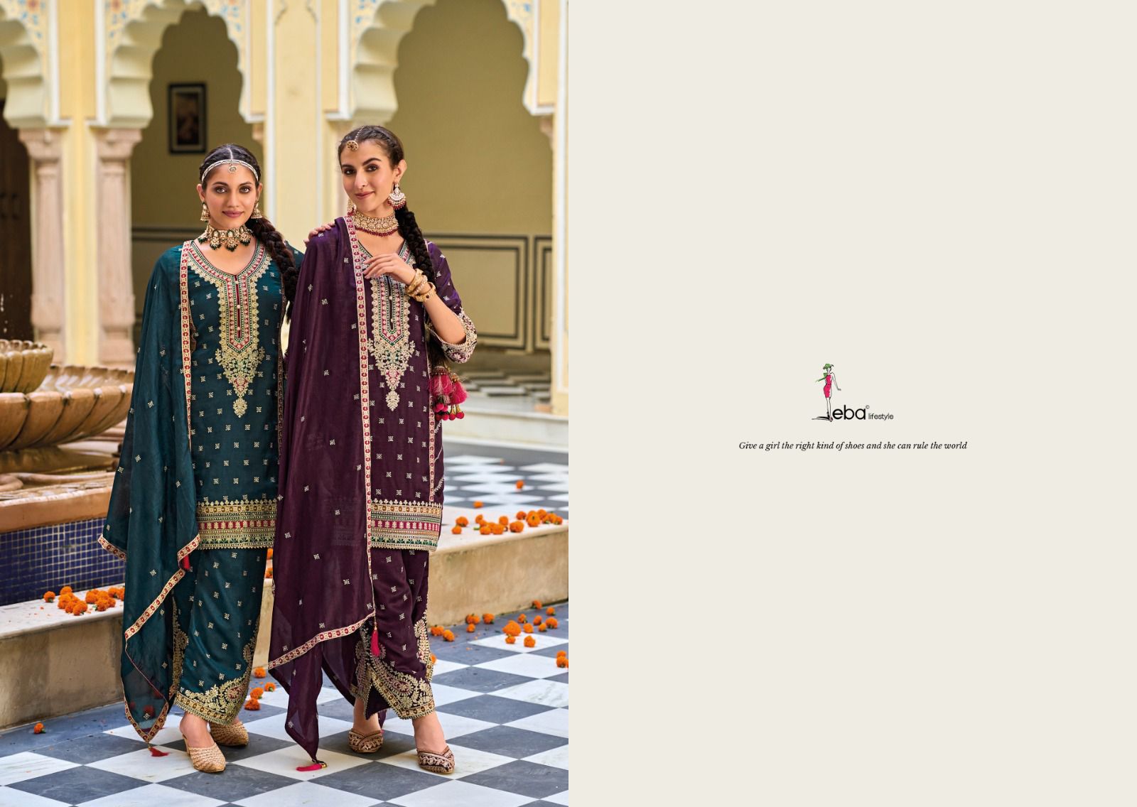 Eba Vaani Festive Wear Embroidery Ready Made Collection (2299X03)
