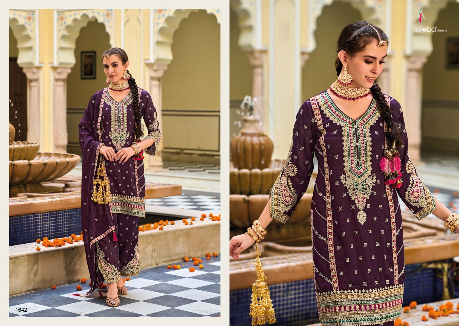 Eba Vaani Festive Wear Embroidery Ready Made Collection (2299X03)