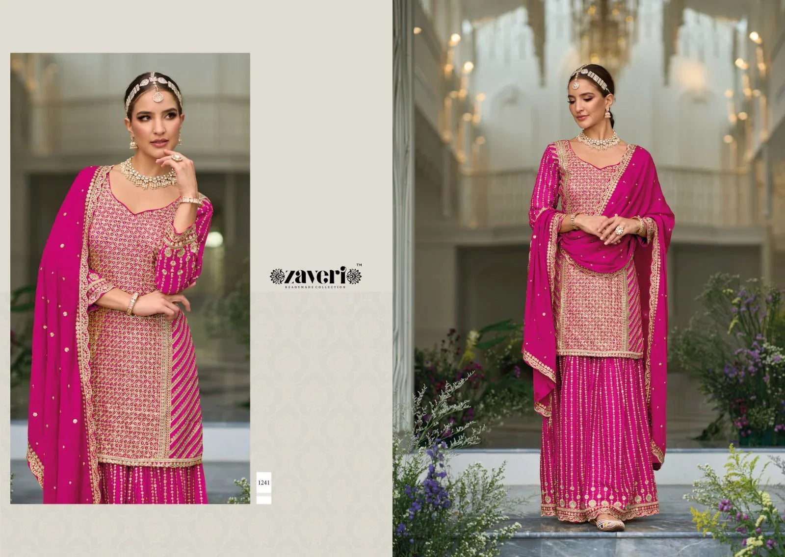 Eba Lifestyle Preet Silk Heavy Embroidery Collection Readymade Suits (1899X04)