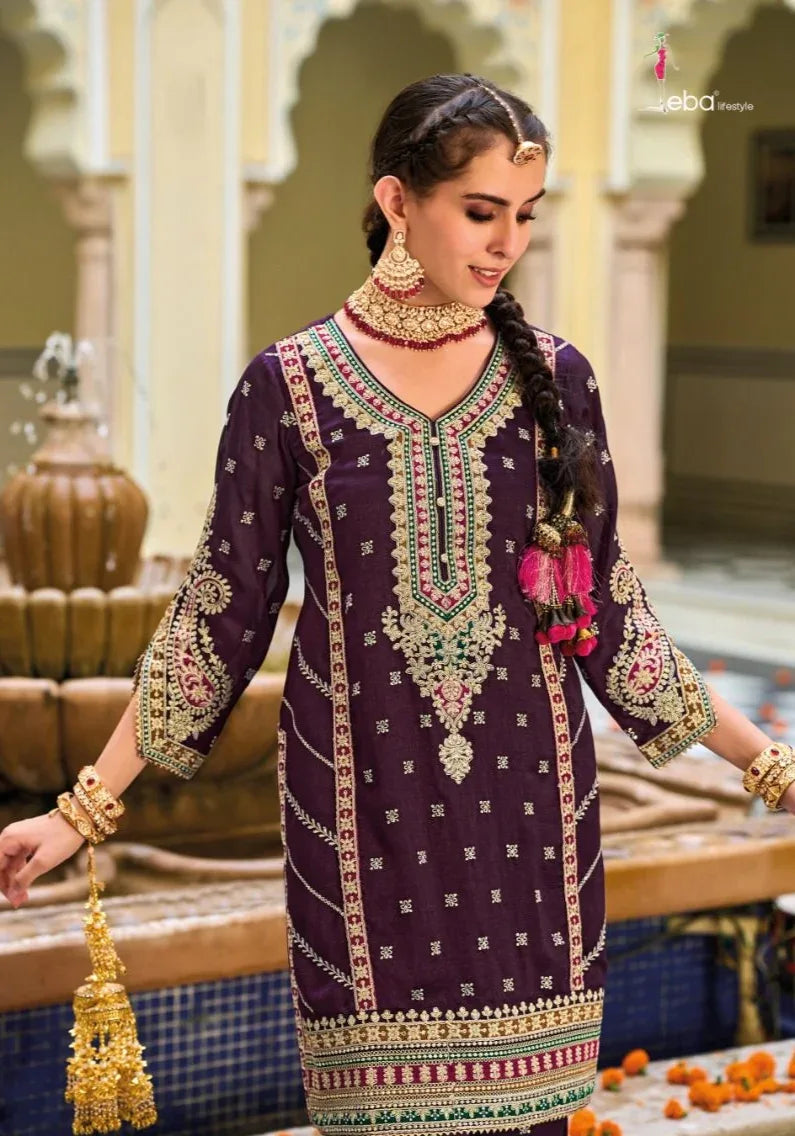 Eba Vaani Festive Wear Embroidery Ready Made Collection (2299X03)