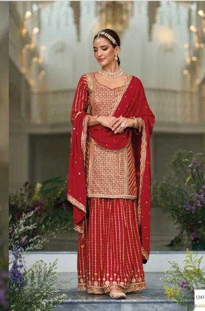 Eba Lifestyle Preet Silk Heavy Embroidery Collection Readymade Suits (1899X04)