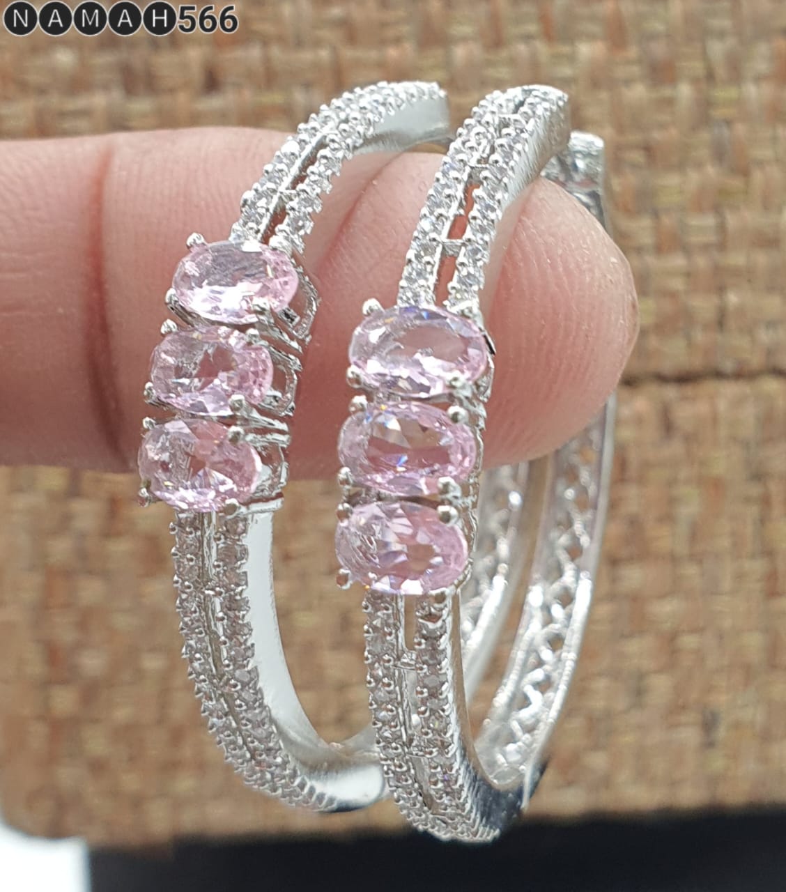Beautiful American Diamond Earrings Set
