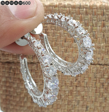 Beautiful American Diamond Earrings Set