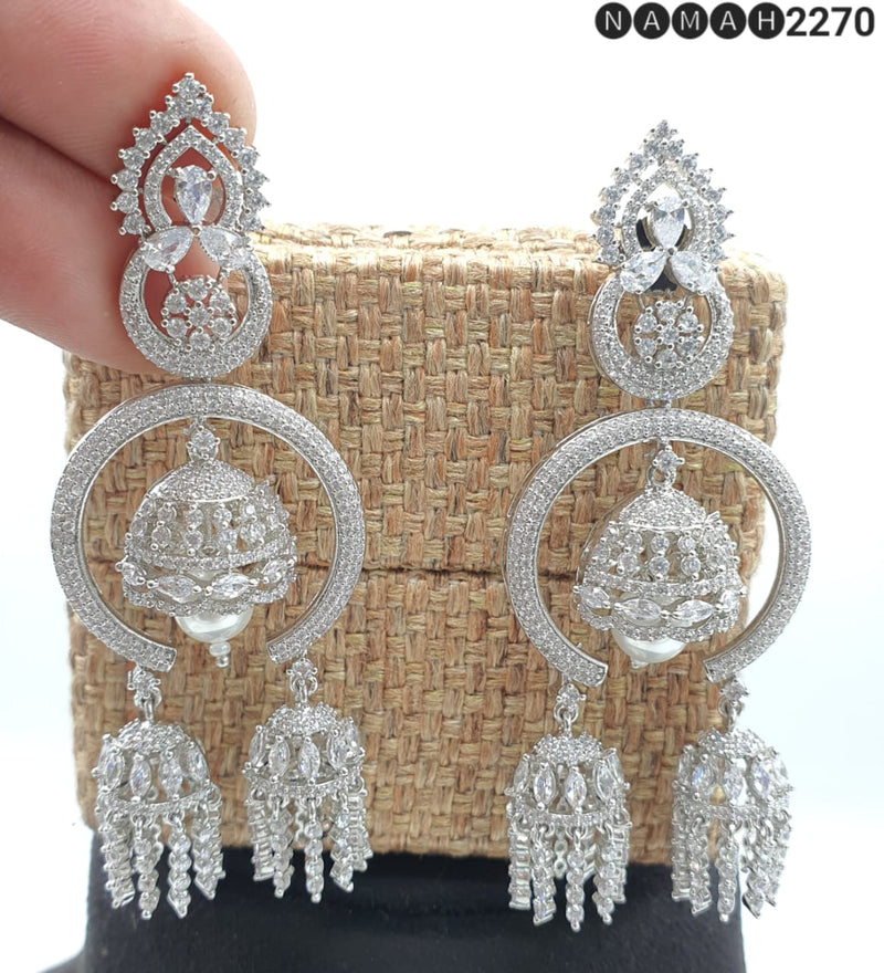 Beautiful American Diamond Earrings Set