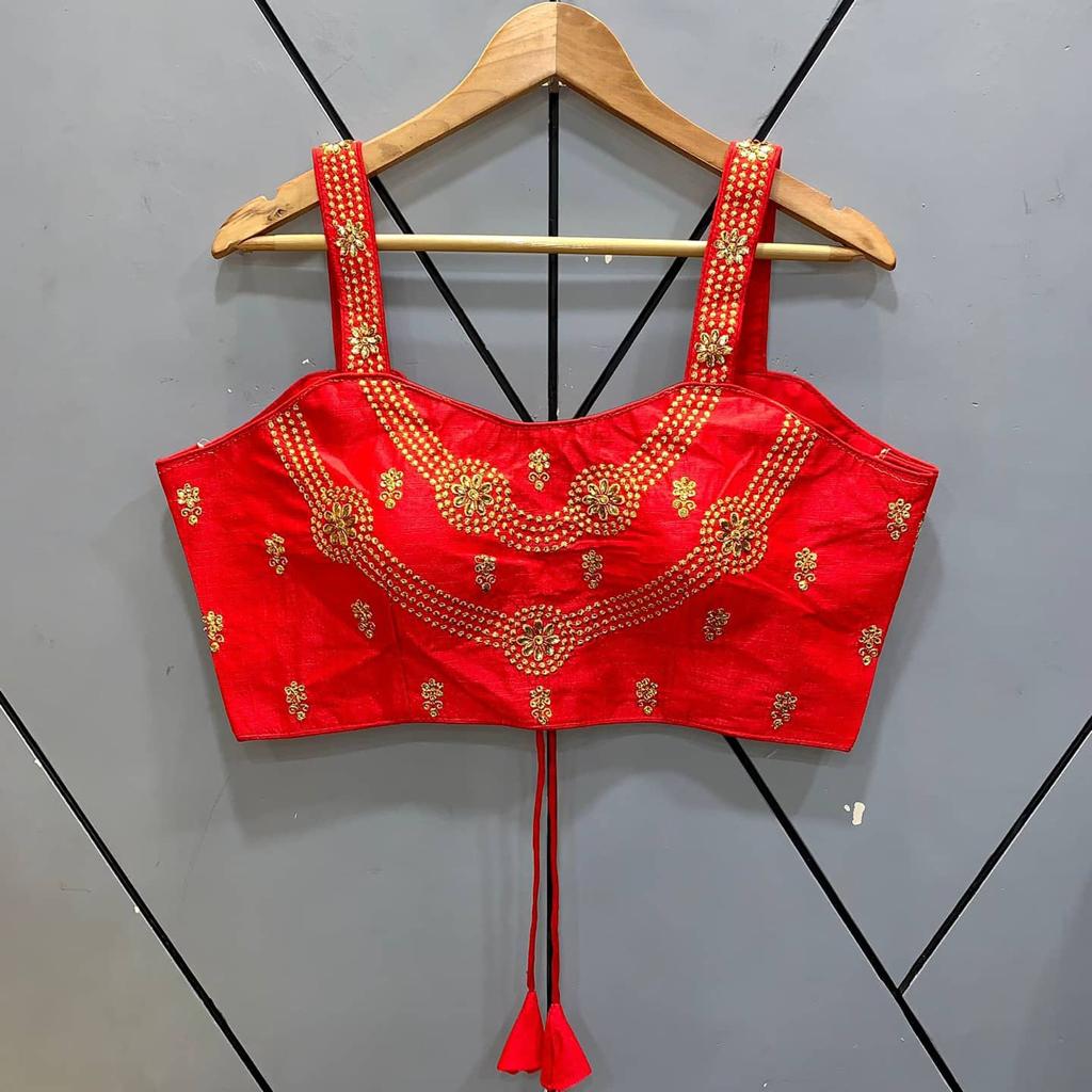 Bollywood Western Style Noodles Strips Blouse