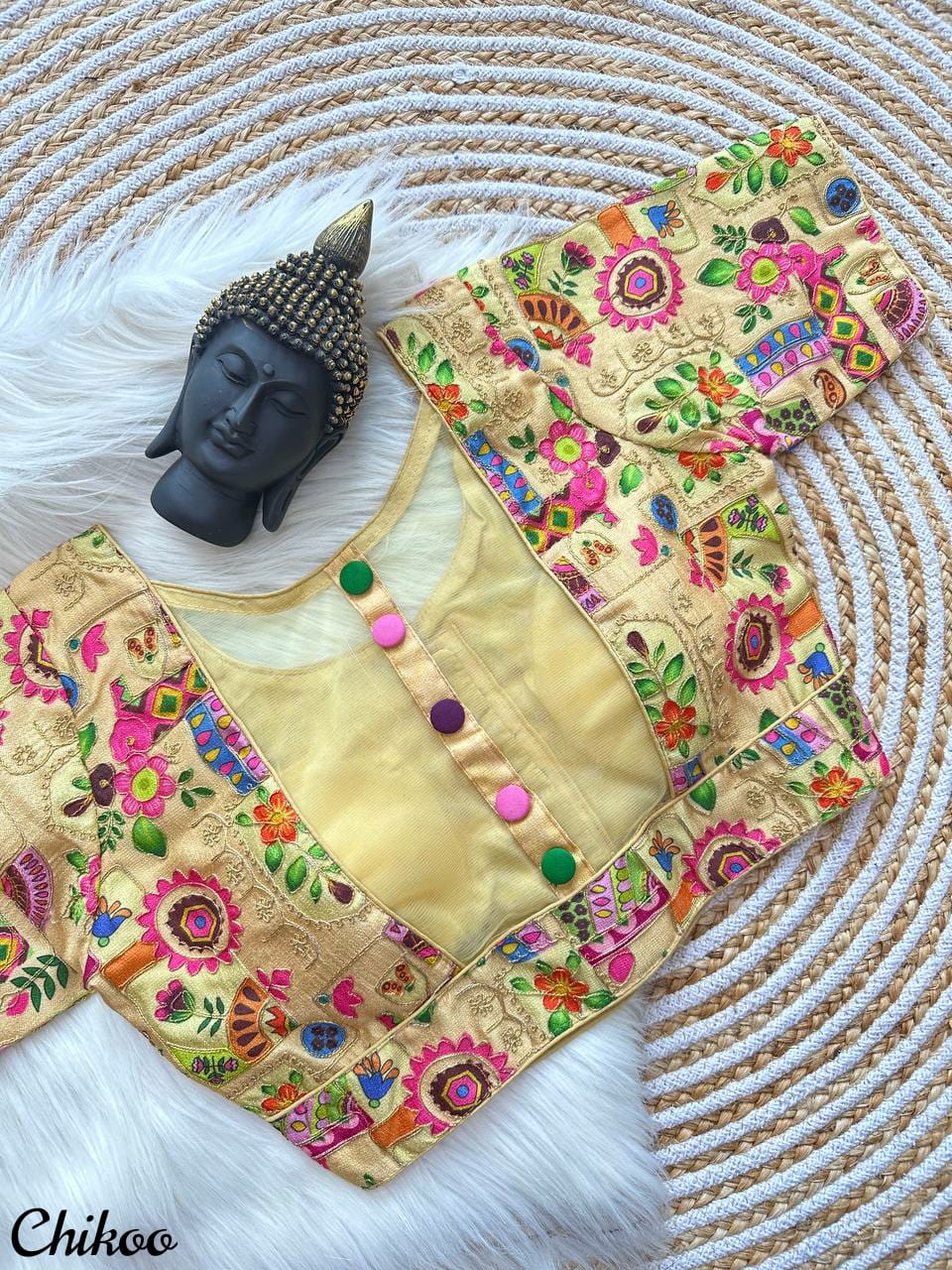 Beautiful Designer Sabyasachi Style Neck Blouse