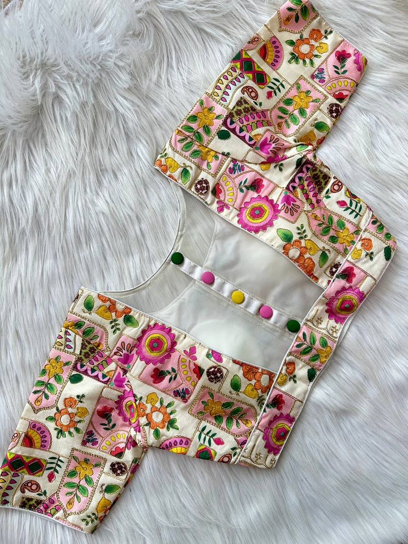 Beautiful Designer Sabyasachi Style Neck Blouse