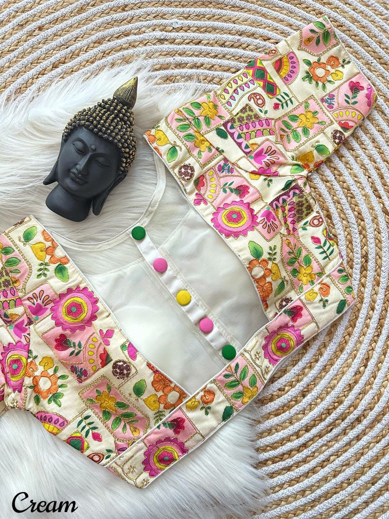 Beautiful Designer Sabyasachi Style Neck Blouse