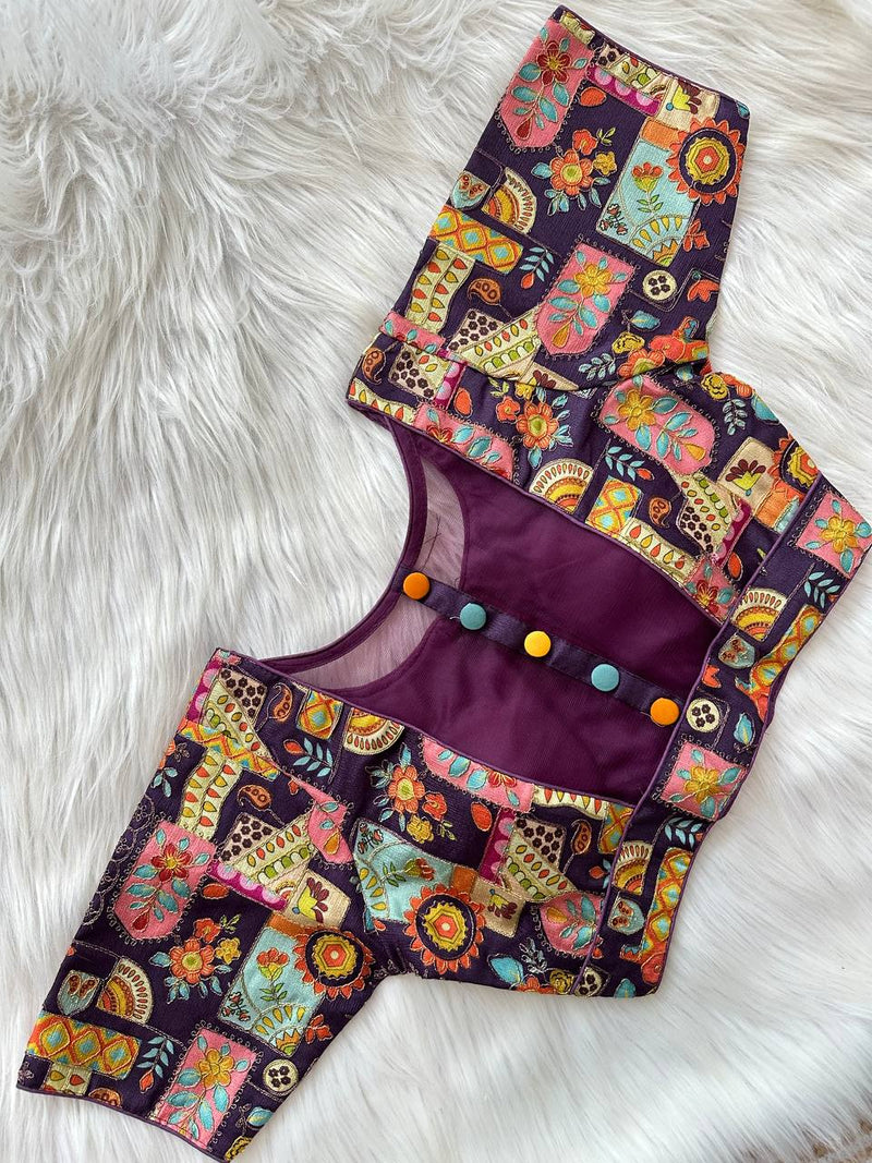 Beautiful Designer Sabyasachi Style Neck Blouse