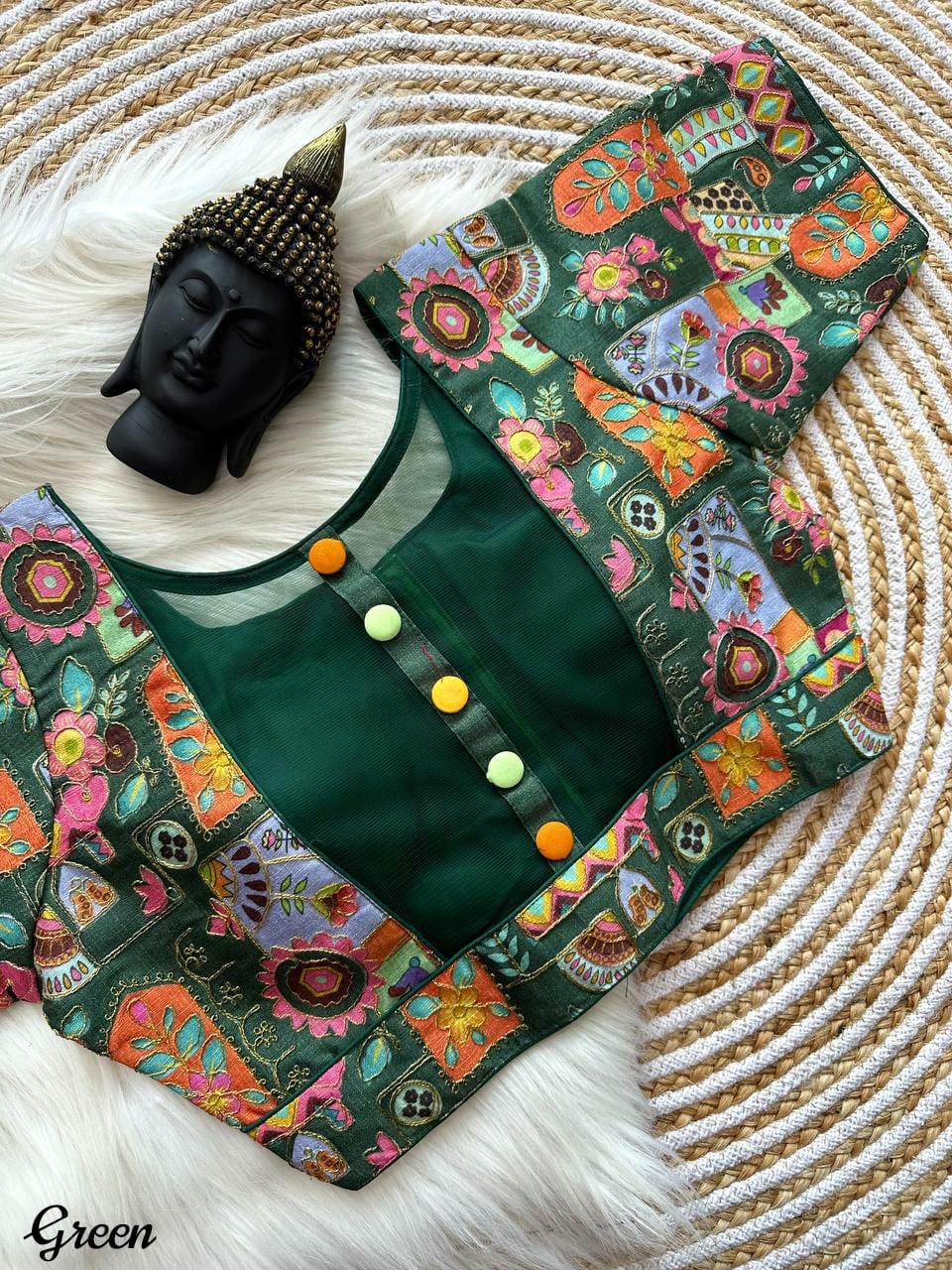Beautiful Designer Sabyasachi Style Neck Blouse