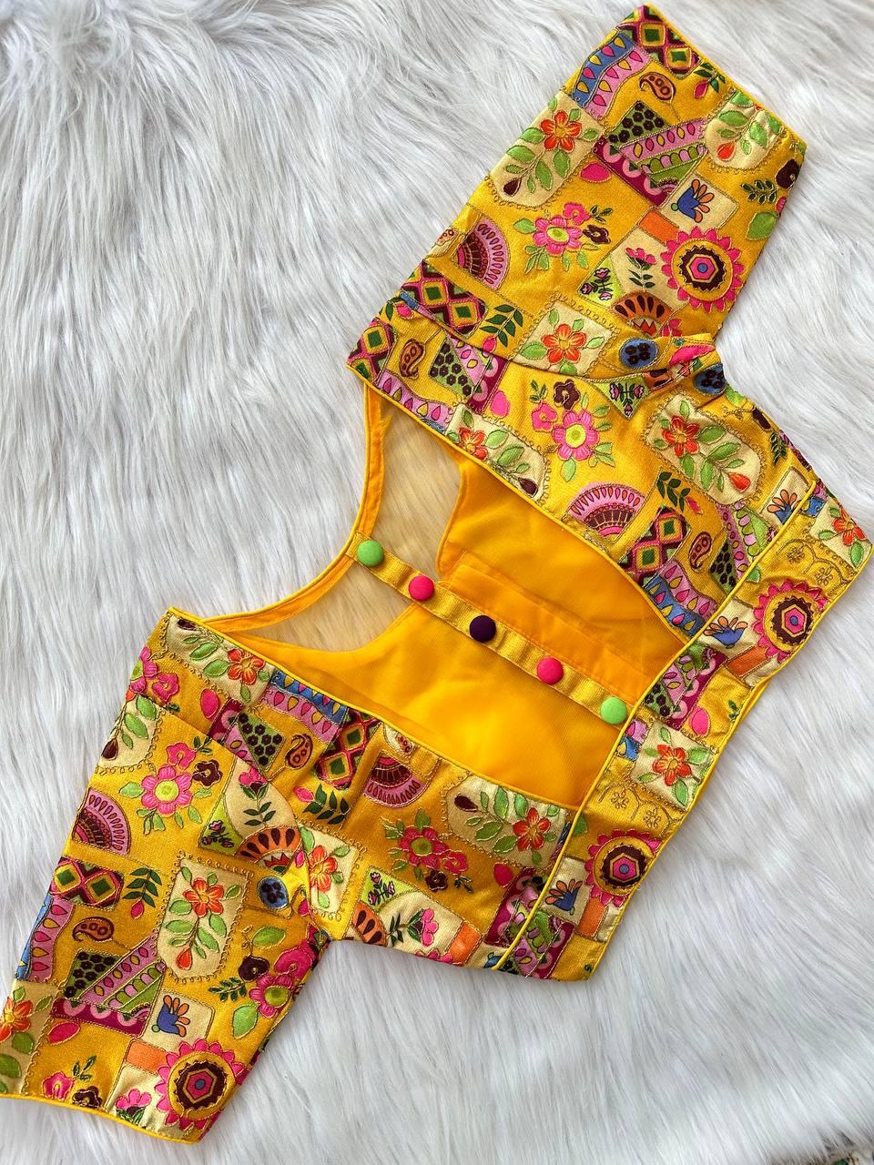 Beautiful Designer Sabyasachi Style Neck Blouse