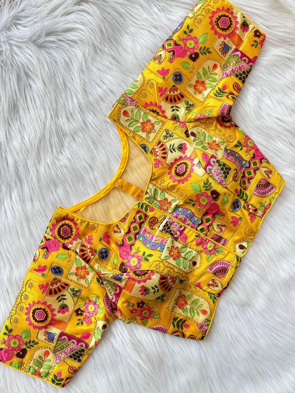 Beautiful Designer Sabyasachi Style Neck Blouse