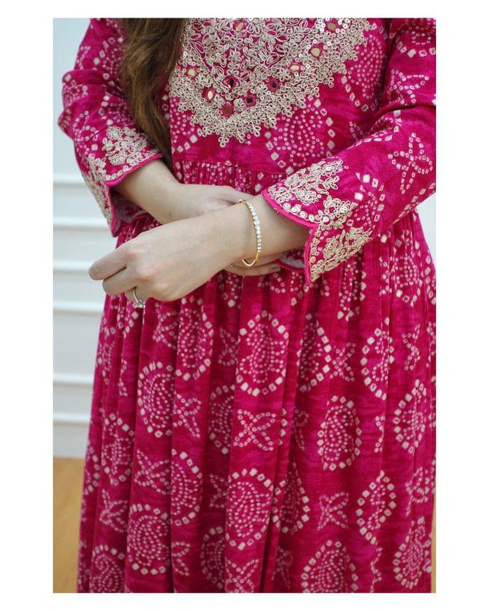 Beautiful Designer Anarkali Sharara Suit