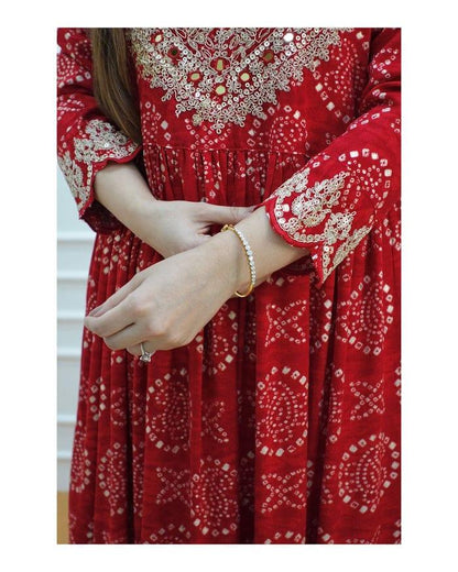 Beautiful Designer Anarkali Sharara Suit