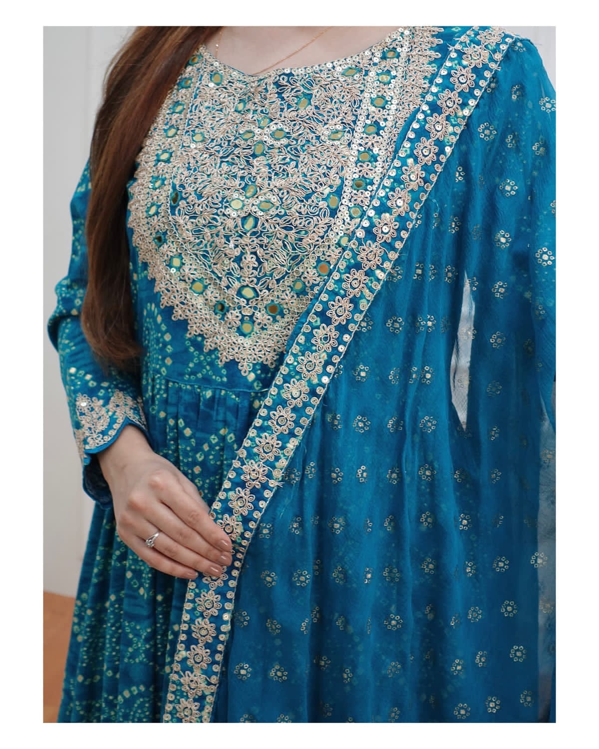 Beautiful Designer Anarkali Sharara Suit