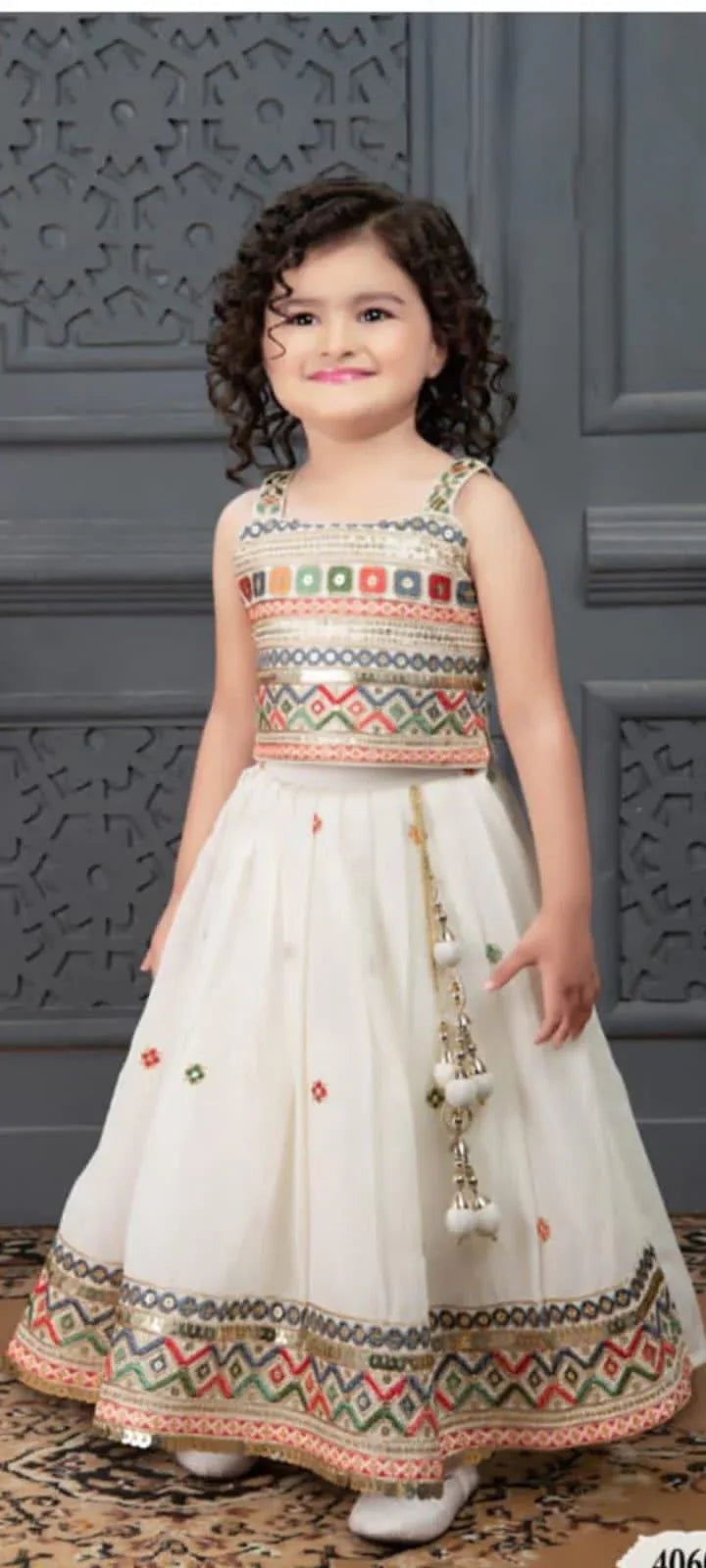 Beautiful Designer Pure Georgette Kids &amp; Adult Lehenga Choli
