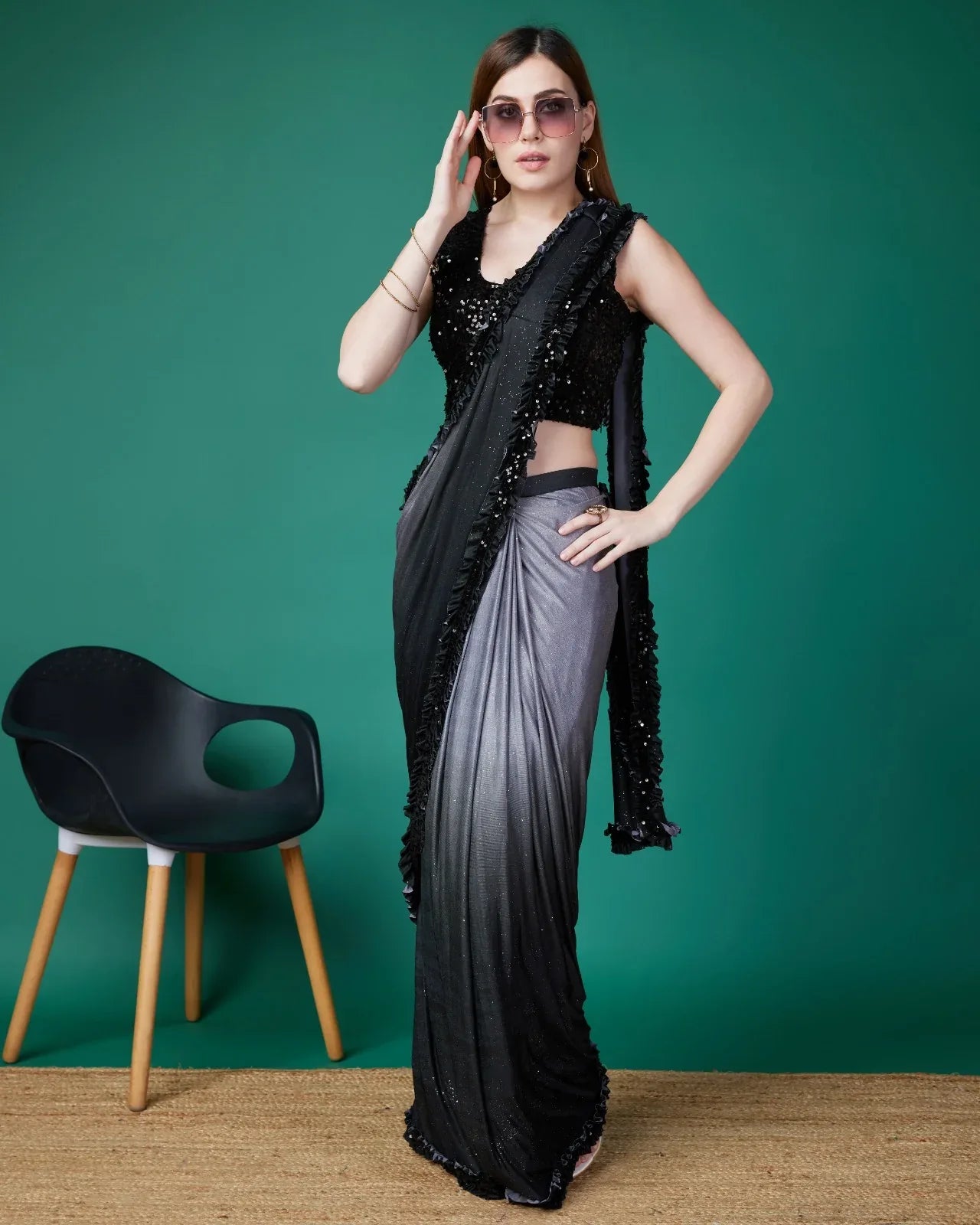 Beautiful Designer Ready To Wear One minute Saree