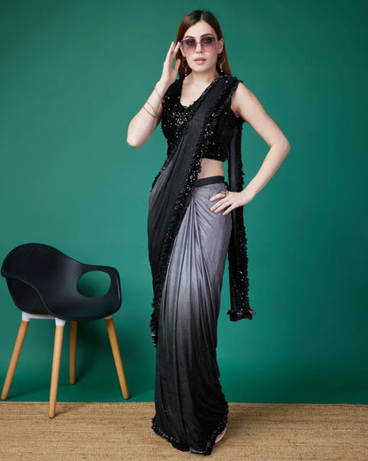 Beautiful Designer Ready To Wear One minute Saree