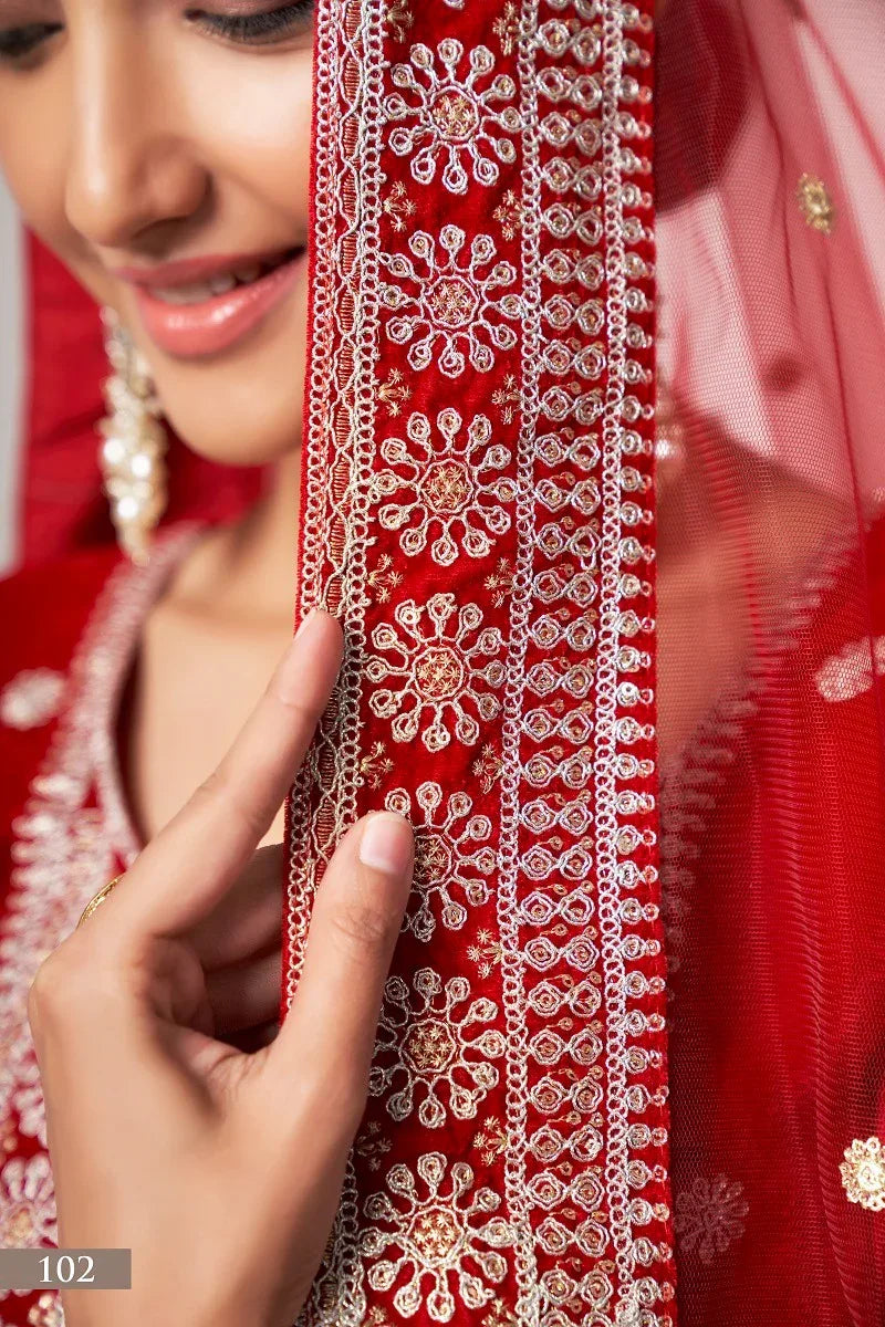 Beautiful Designer Velvet Suit Sabhyata Vol – 1